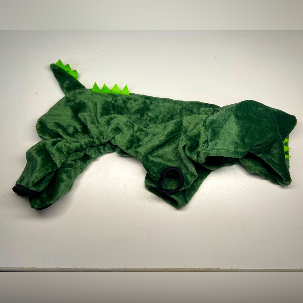 SALE****Green Dinosaur dog costume/outfit - Picture 11 of 12